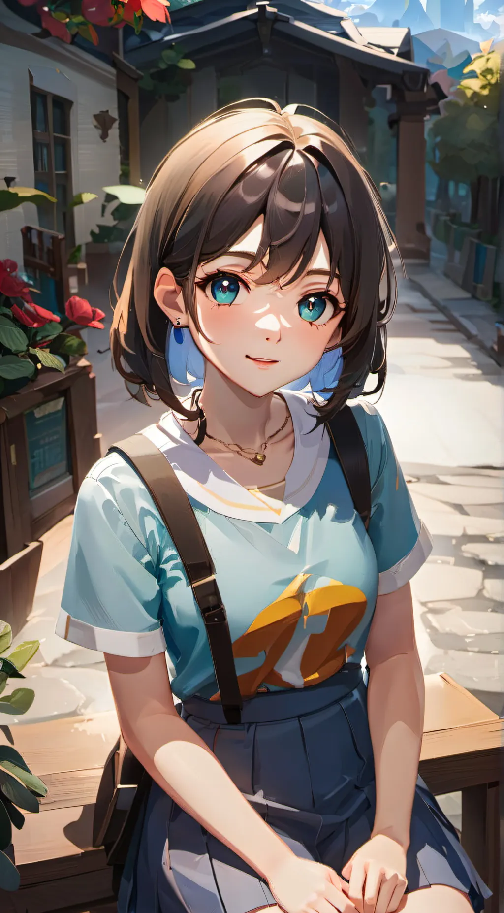 ai character: zen background