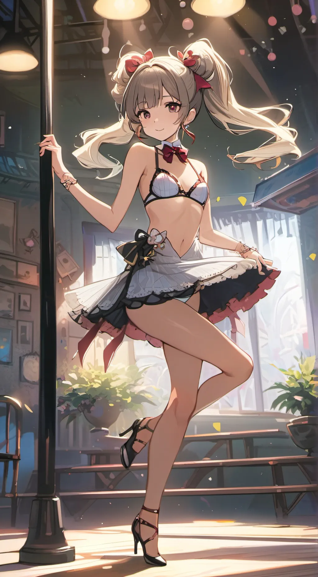 ai character: Vivian  background