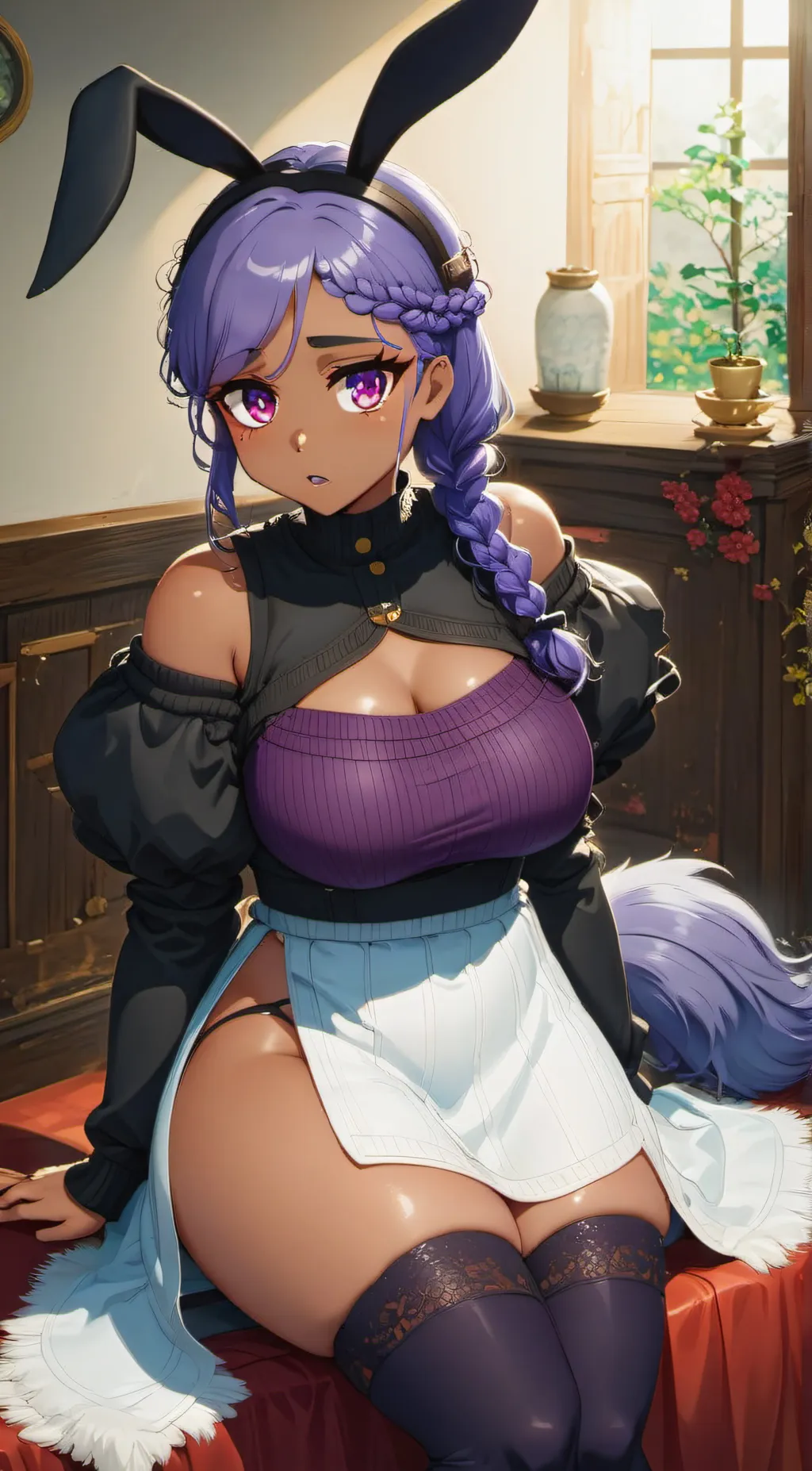 ai character: Saori  background