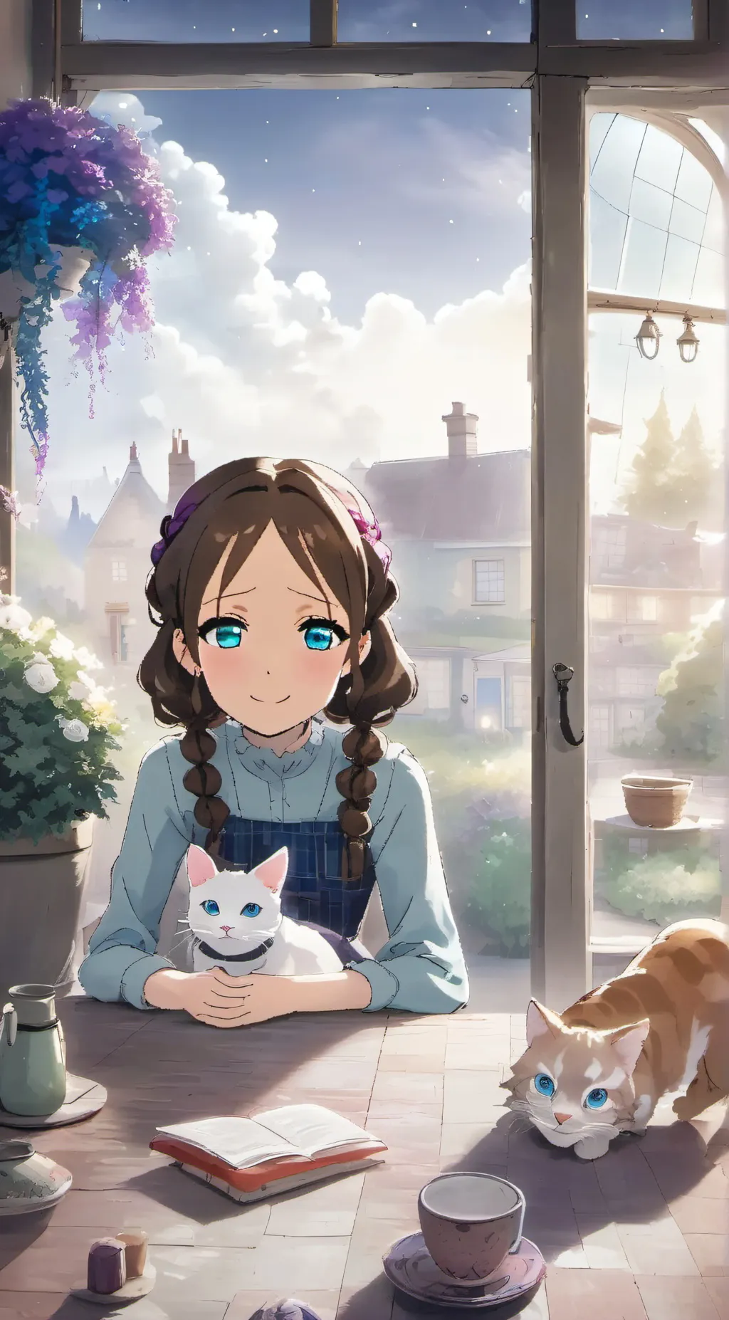 ai character: keira 💞😻 background