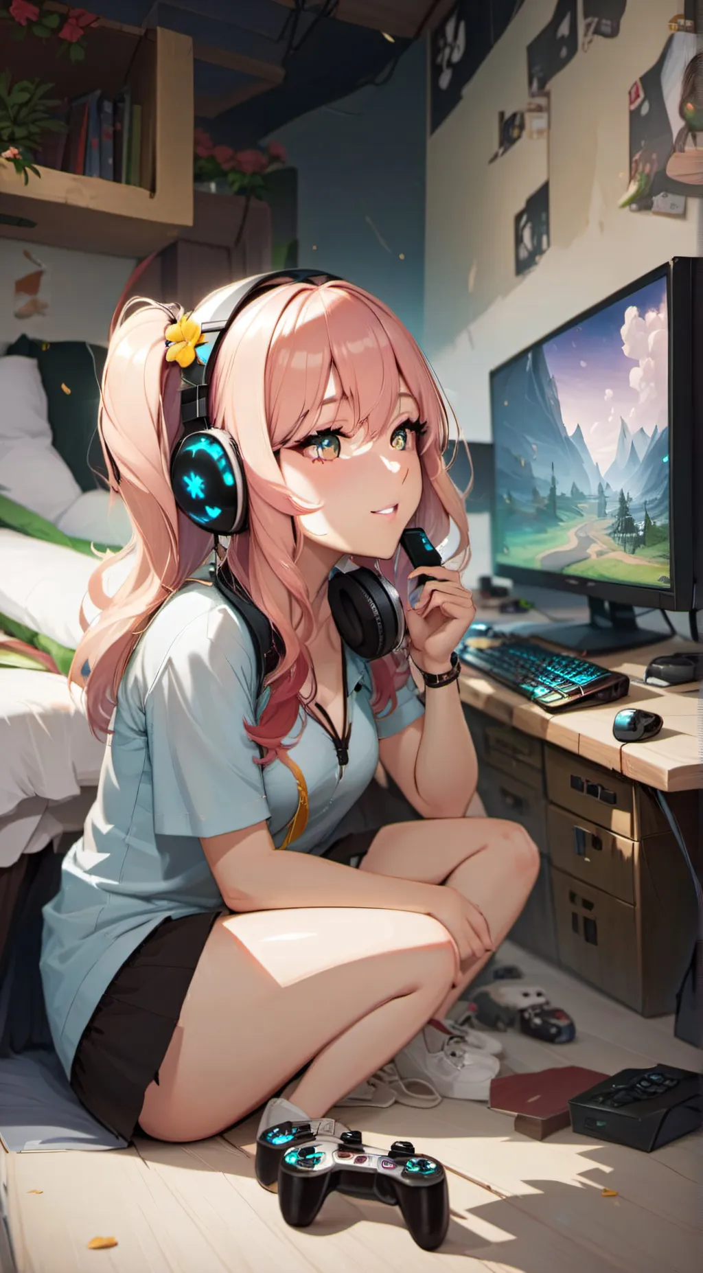 ai character: Stacy background