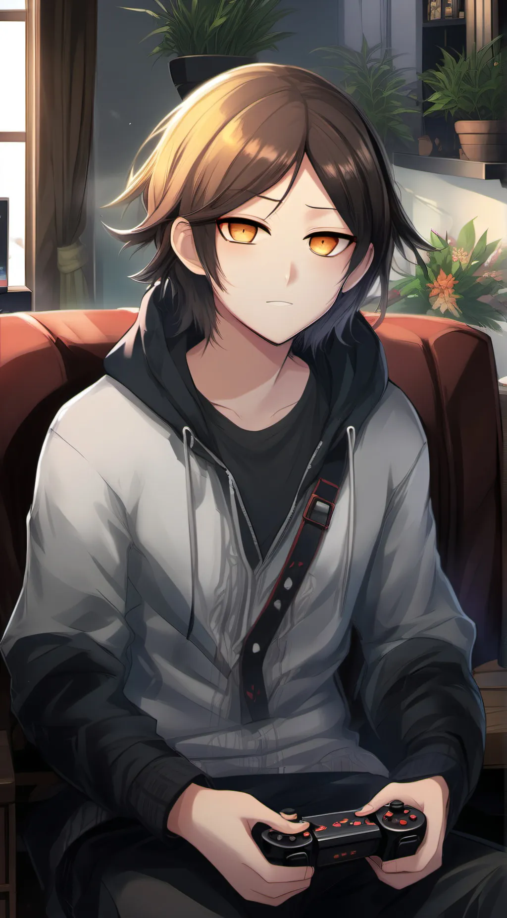 ai character: Kenma Kozume  background