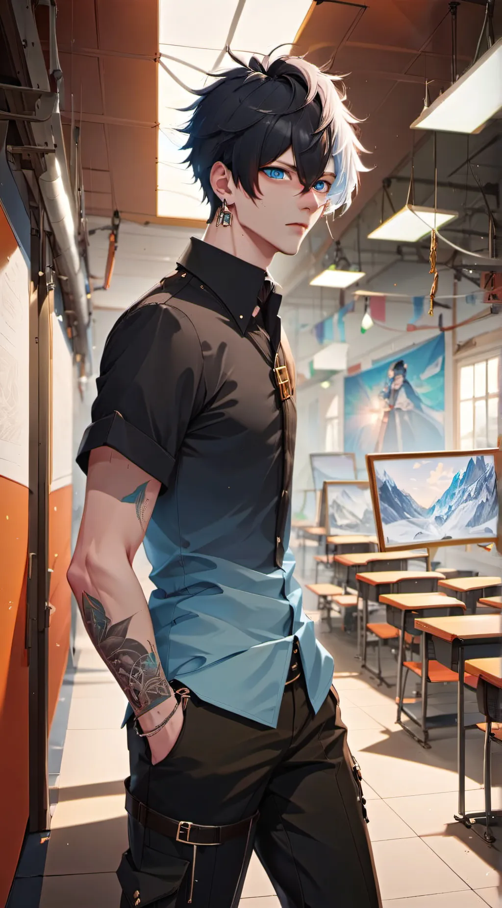 ai character: Jax background