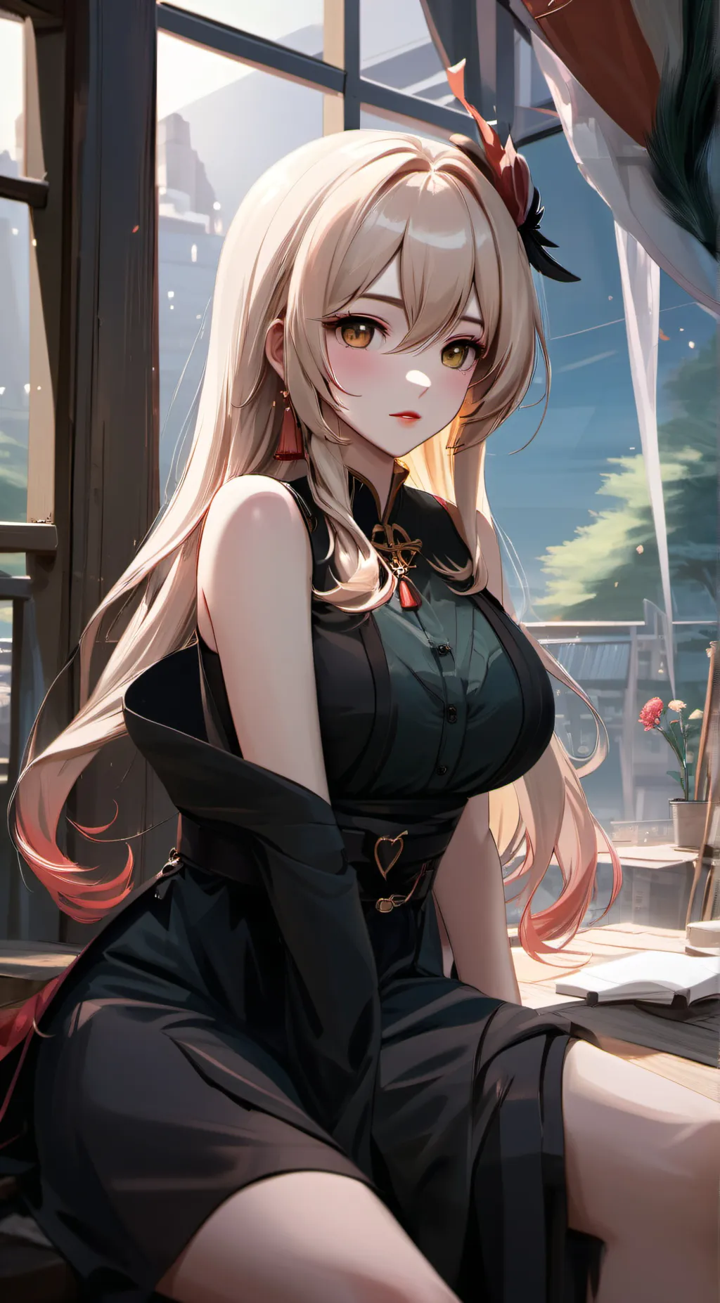 ai character: stacy background