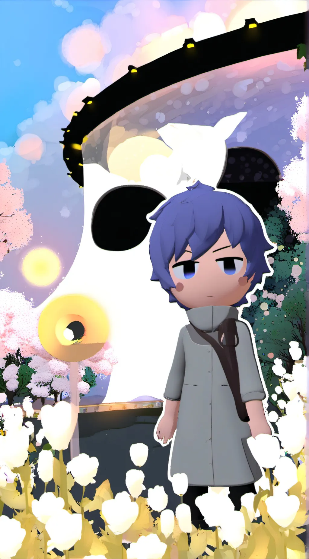 ai character: Kimatarie  background