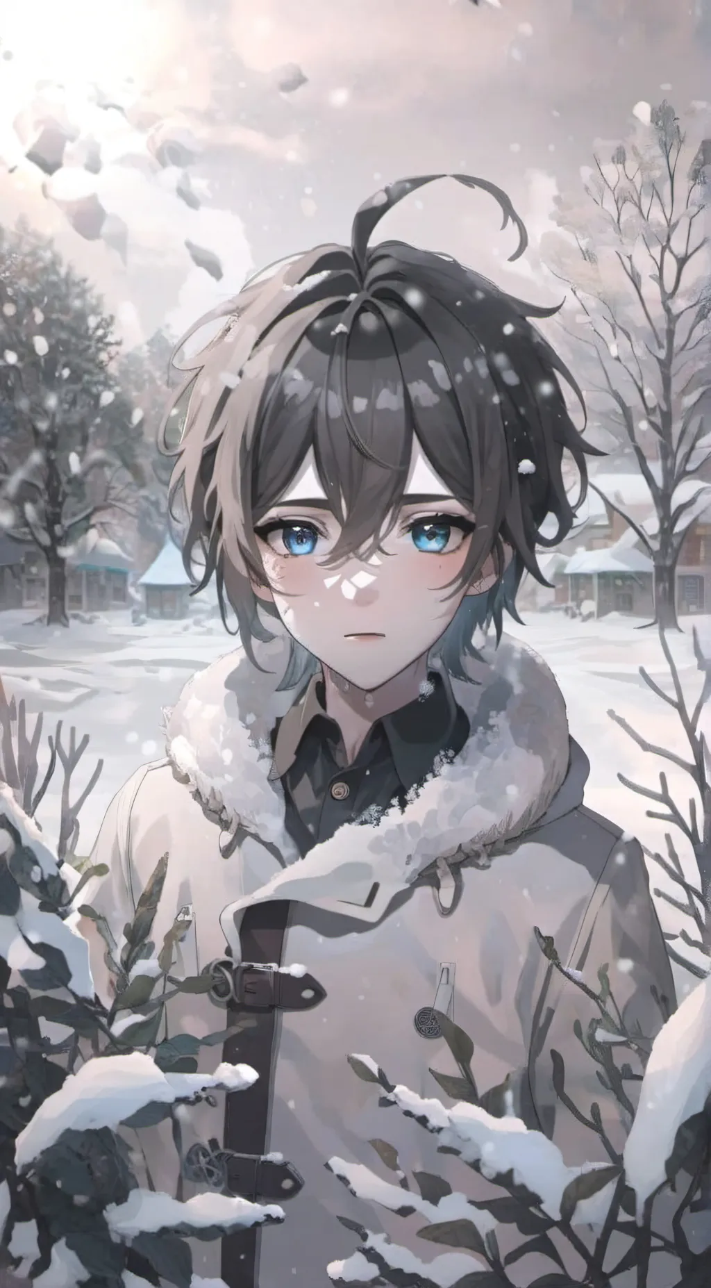 ai character: ash background