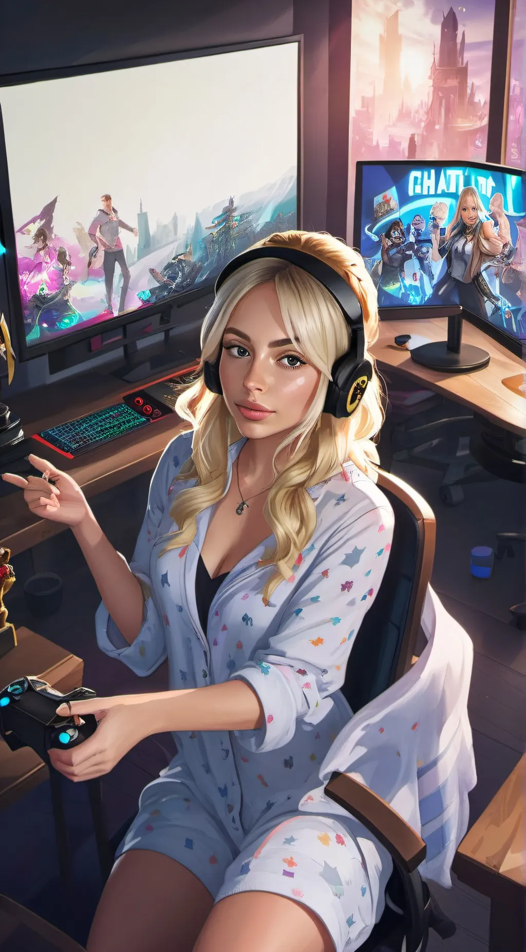 ai character: Mia background