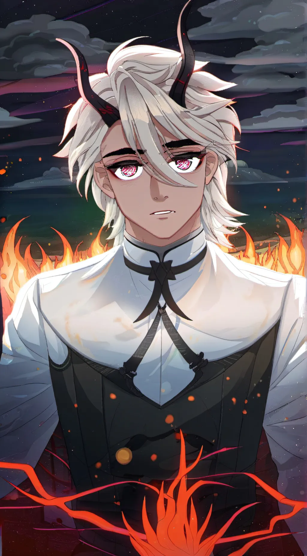 ai character: douma/doma background