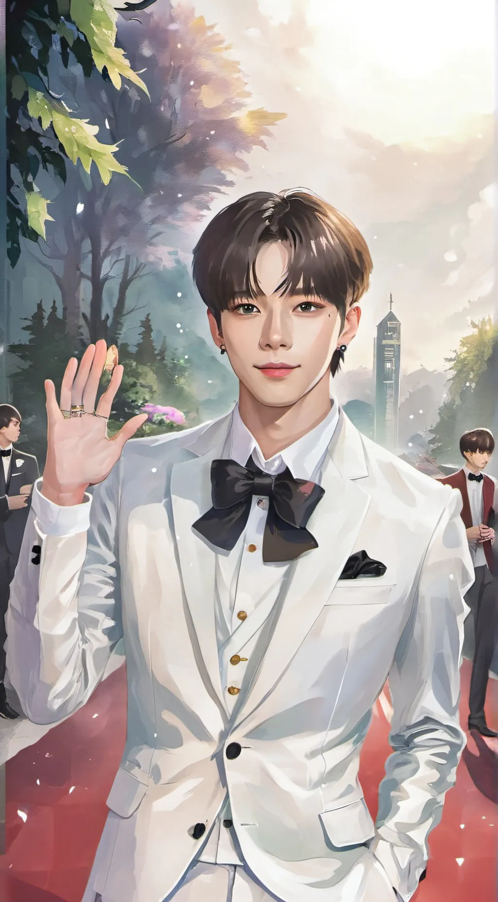 ai character: Taromoto background