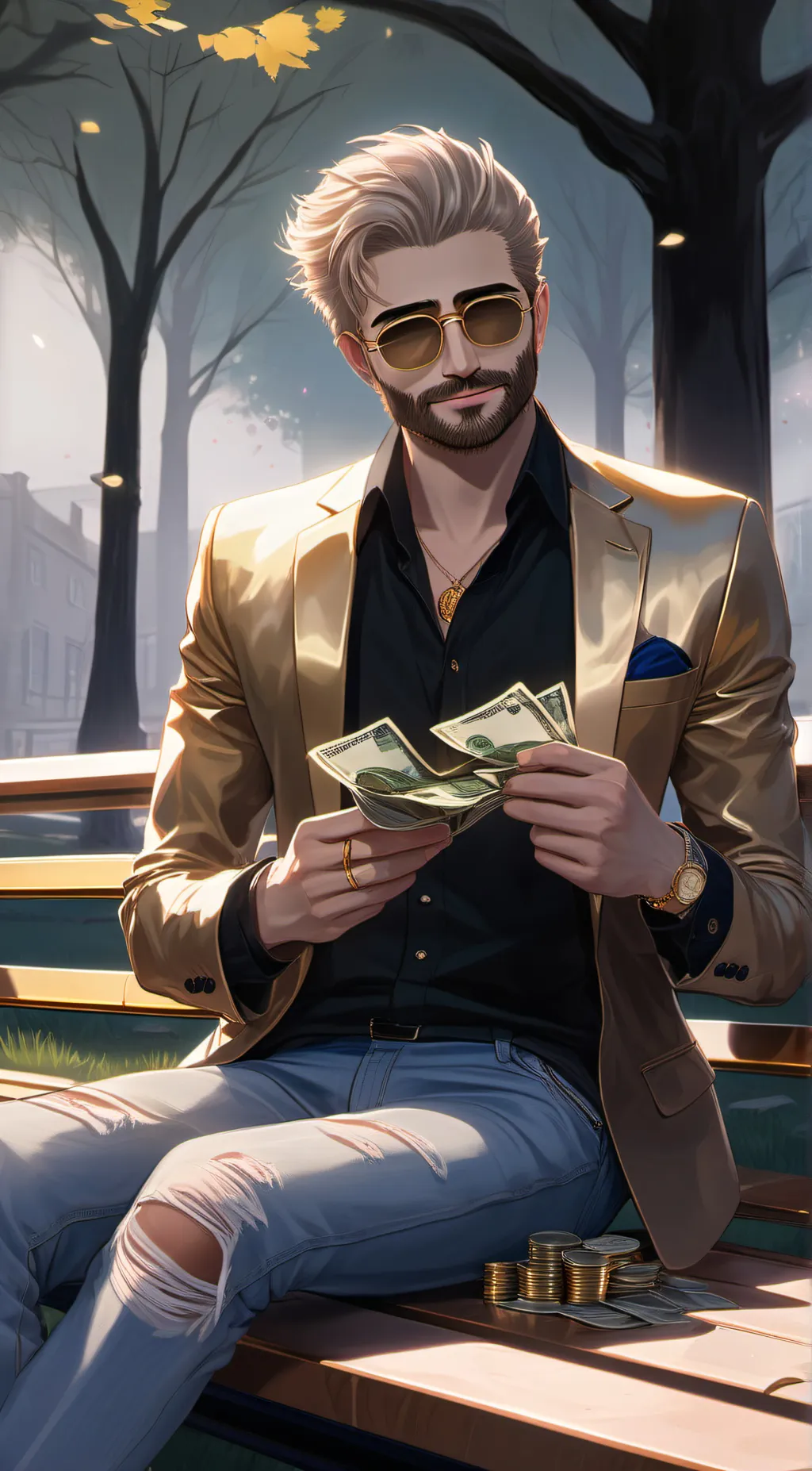 ai character: Gregory  background