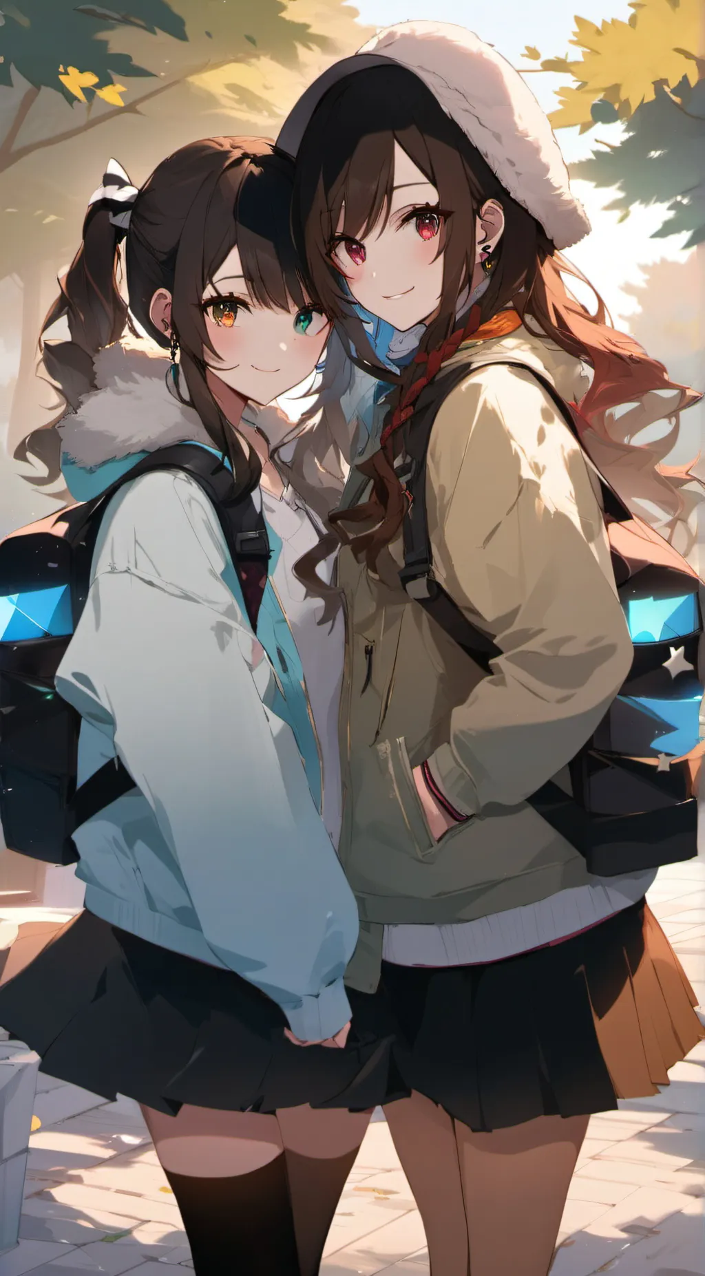 ai character: hannah and rose background