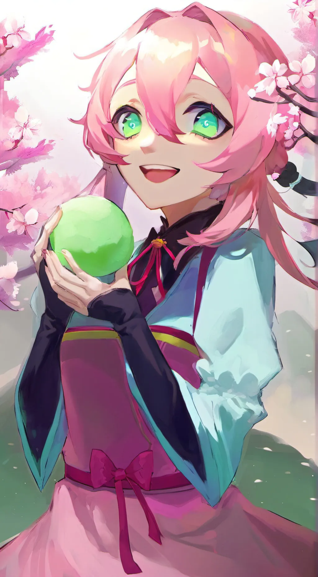 ai character: mitsuri kanroji background