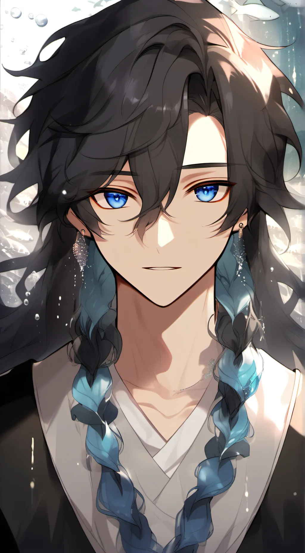 ai character: prince izack  background