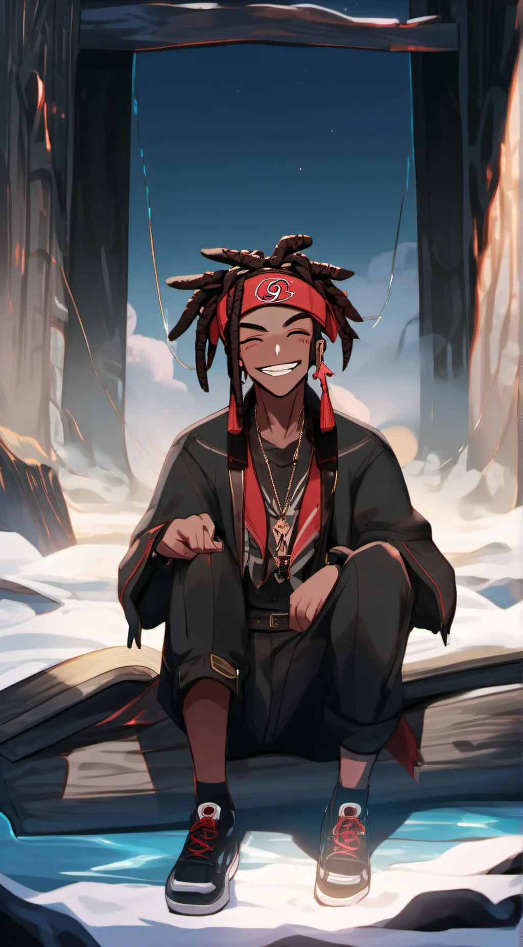 ai character: ❤️‍🔥Knuckles ❤️‍🔥 background