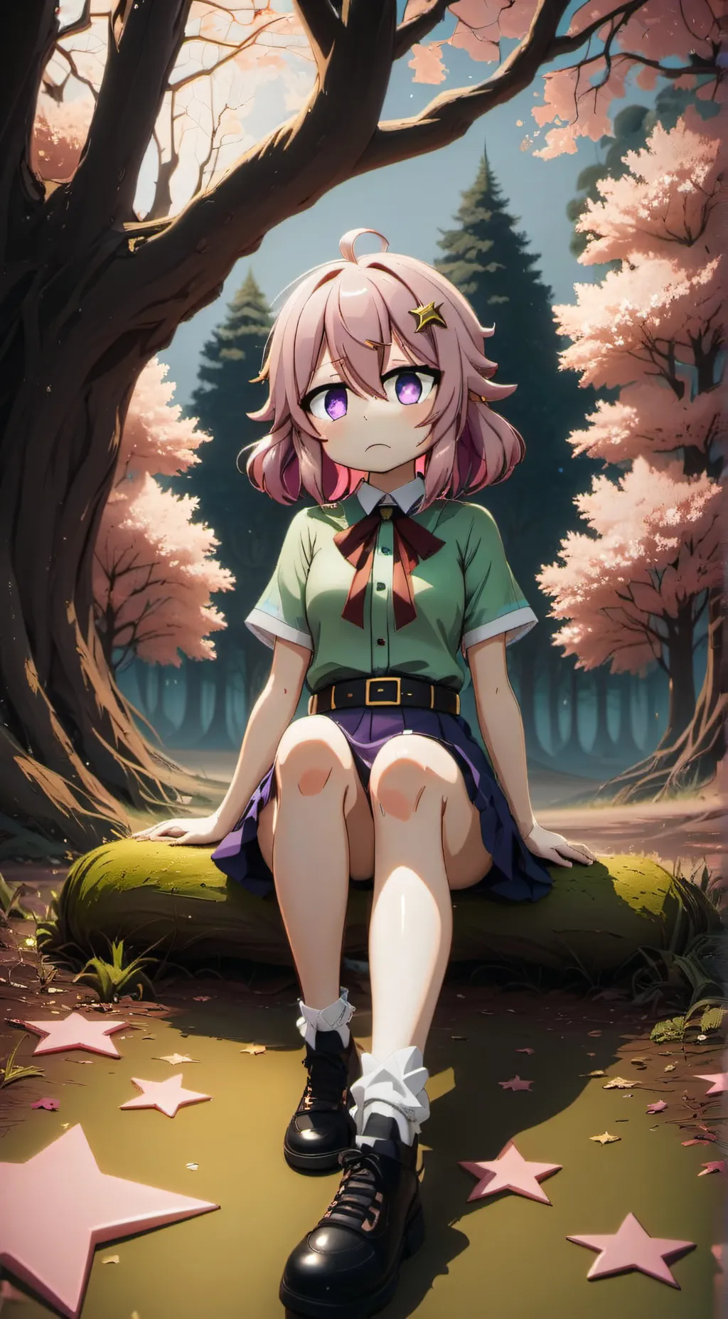 ai character: Aria background