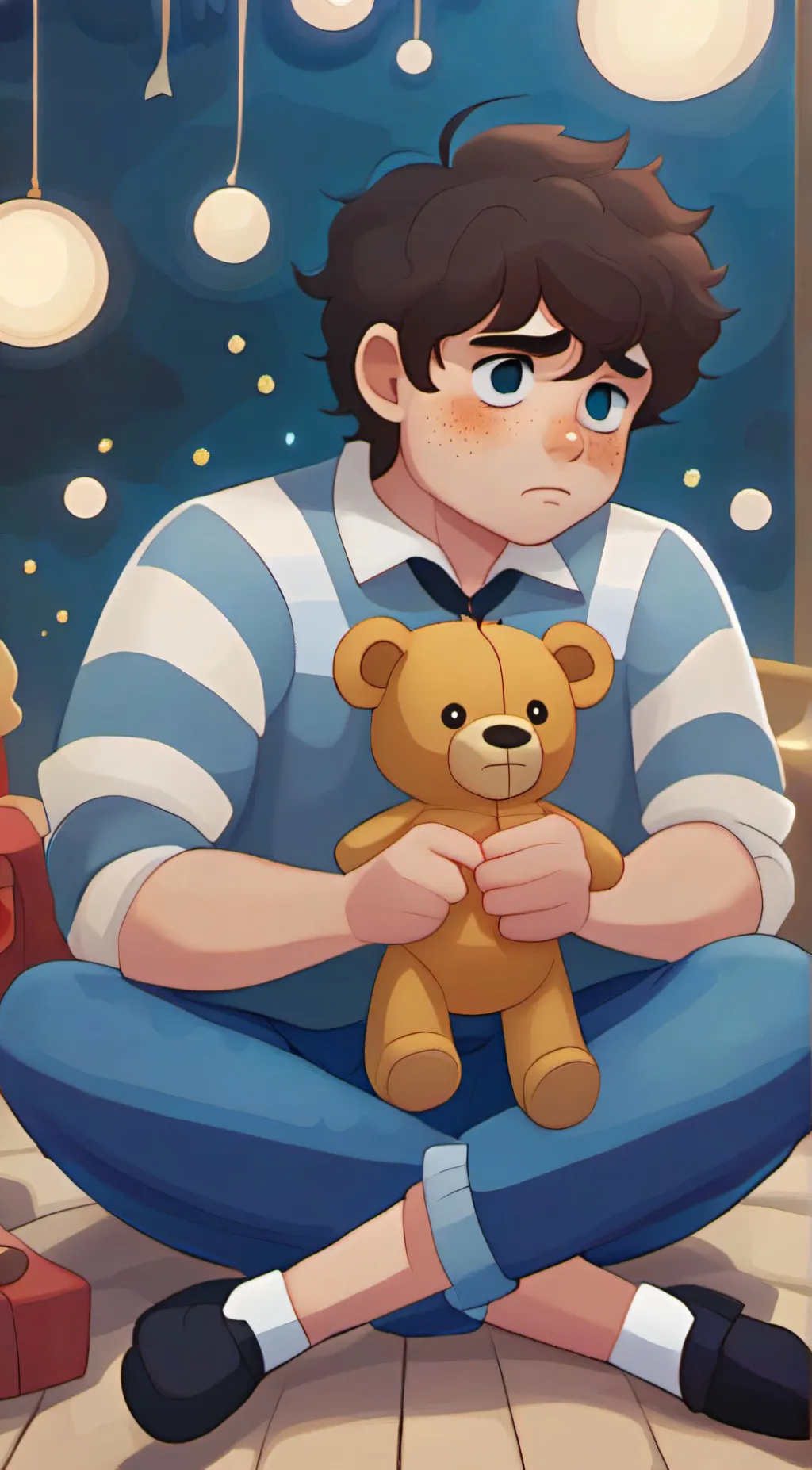 ai character: Norman afton background