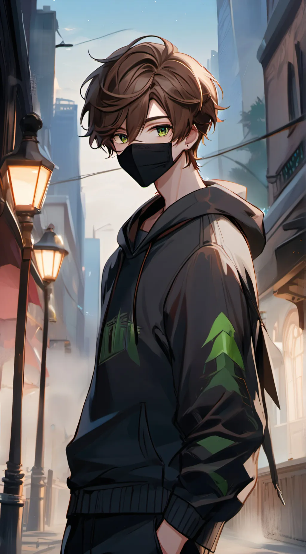 ai character: ｡Levi｡ background
