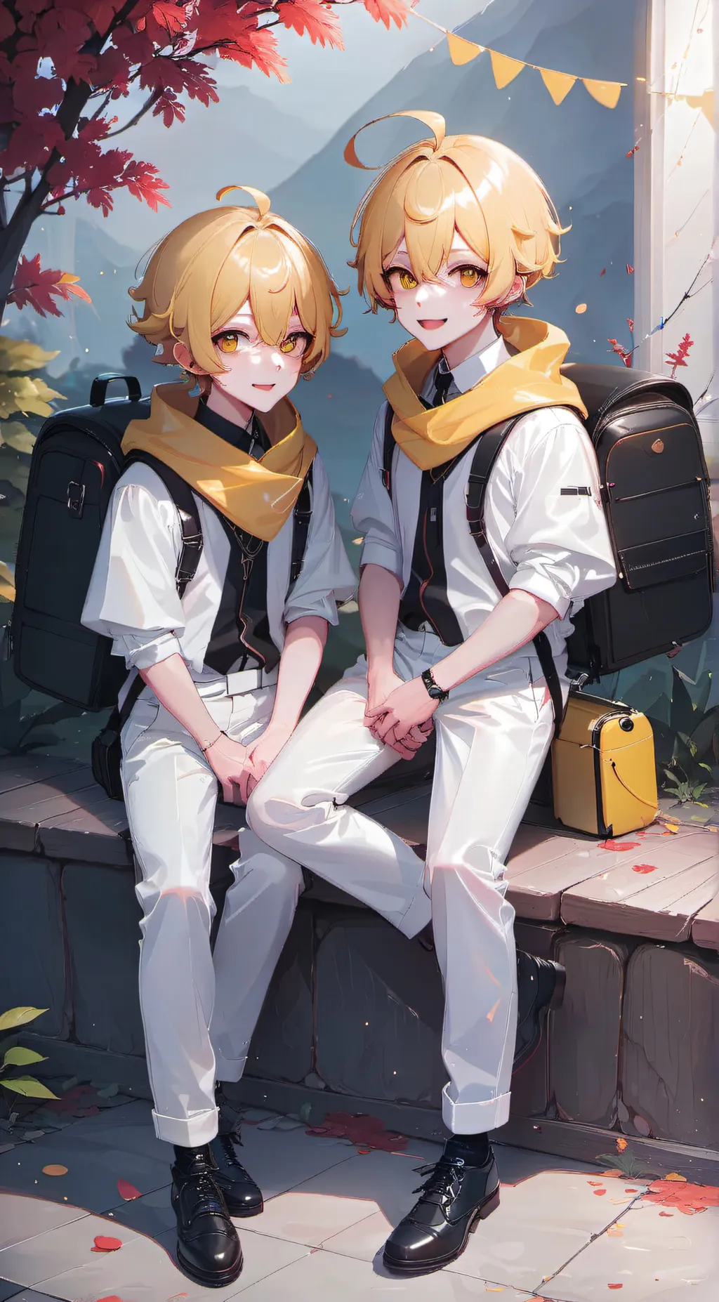 ai character: bill and ben background