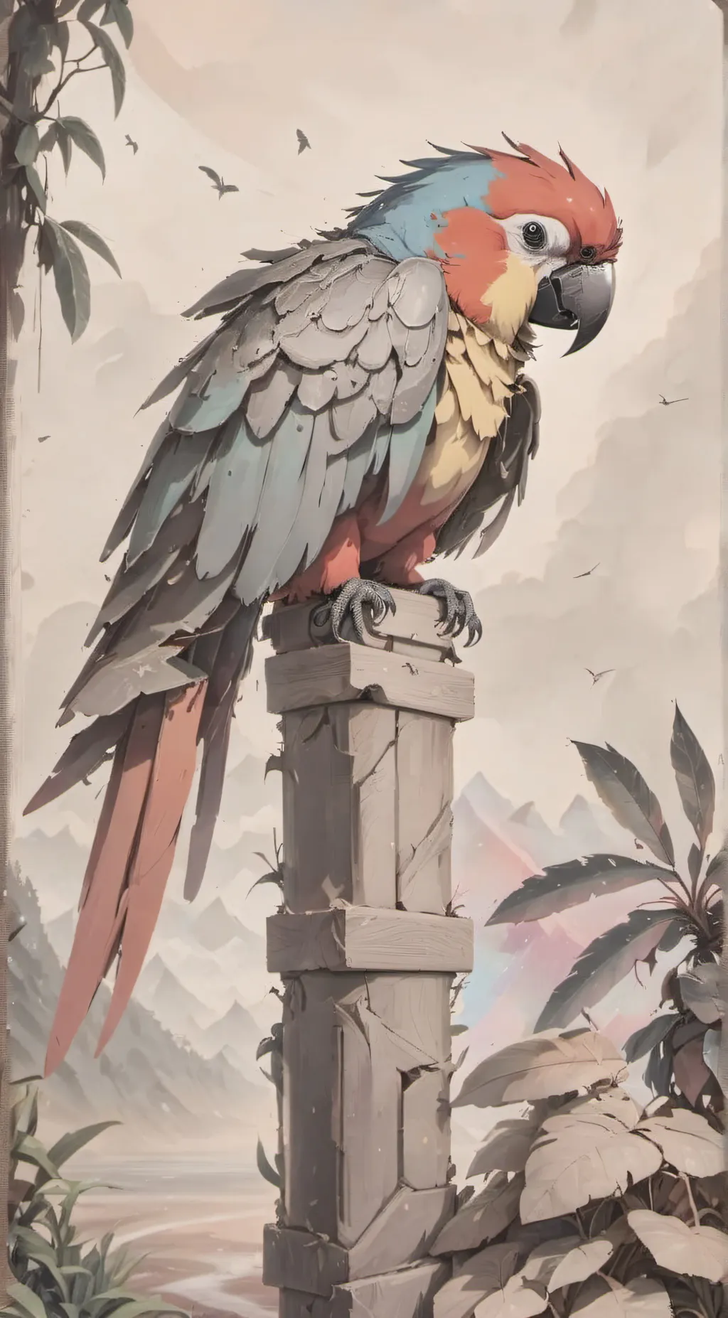 ai character: skittles background