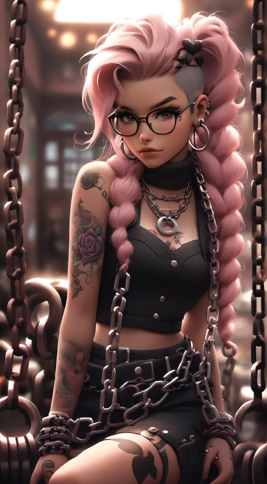 ai character: Elvira Thornton  background