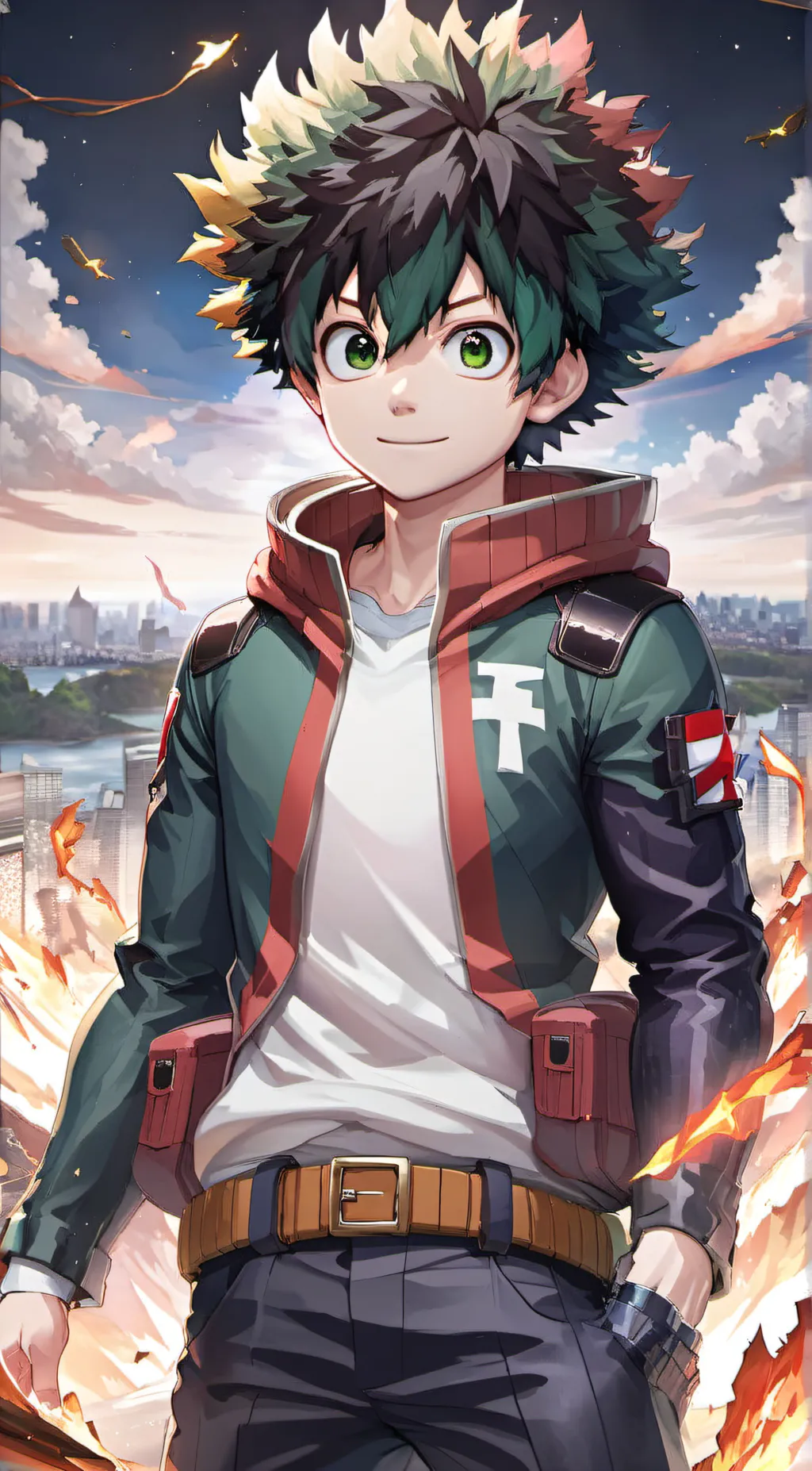 ai character: mha  background