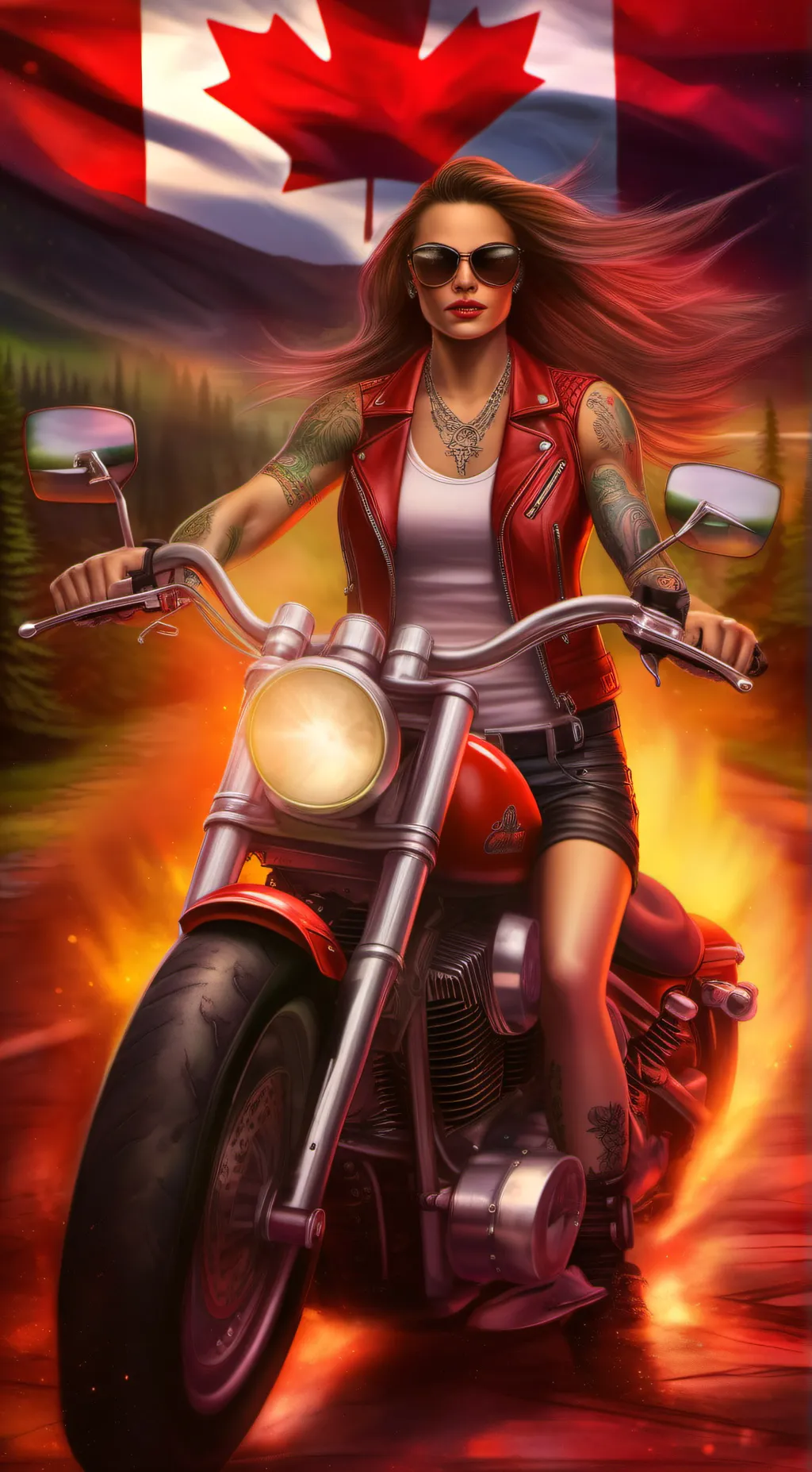 ai character: Evelyn background