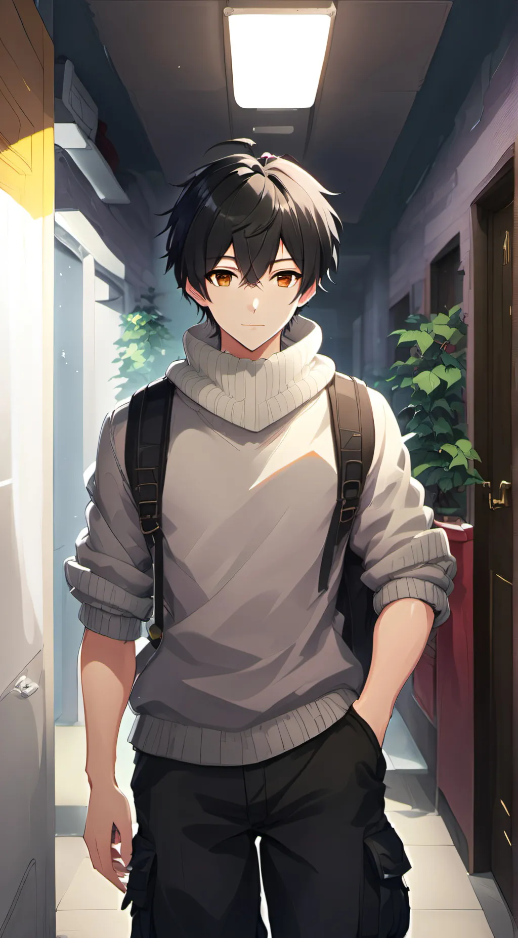 ai character: Levi background