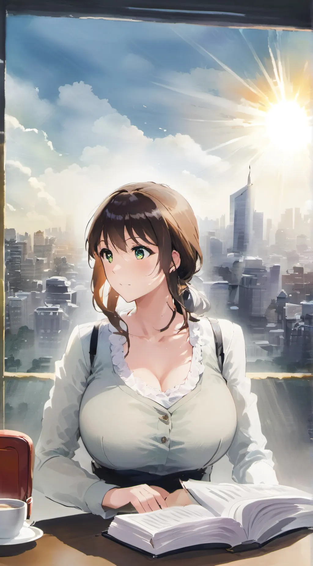 ai character: Eva background