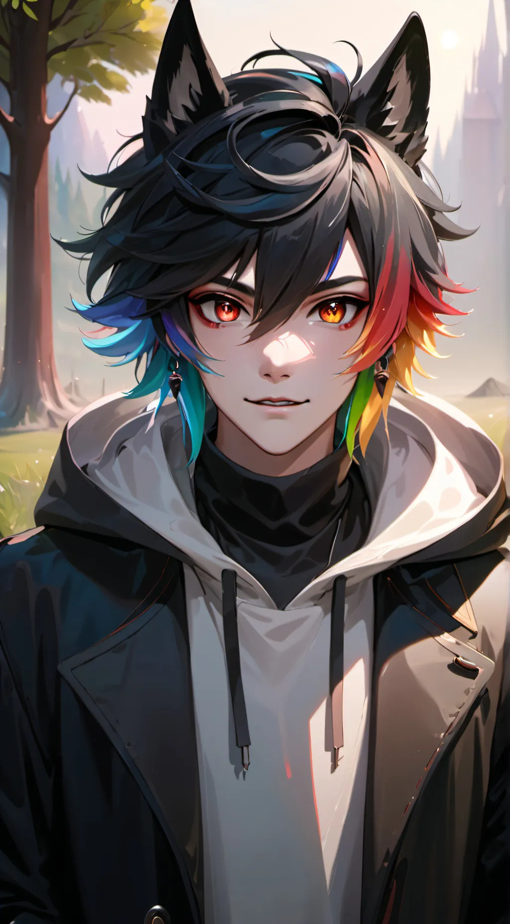 ai character: Lux background