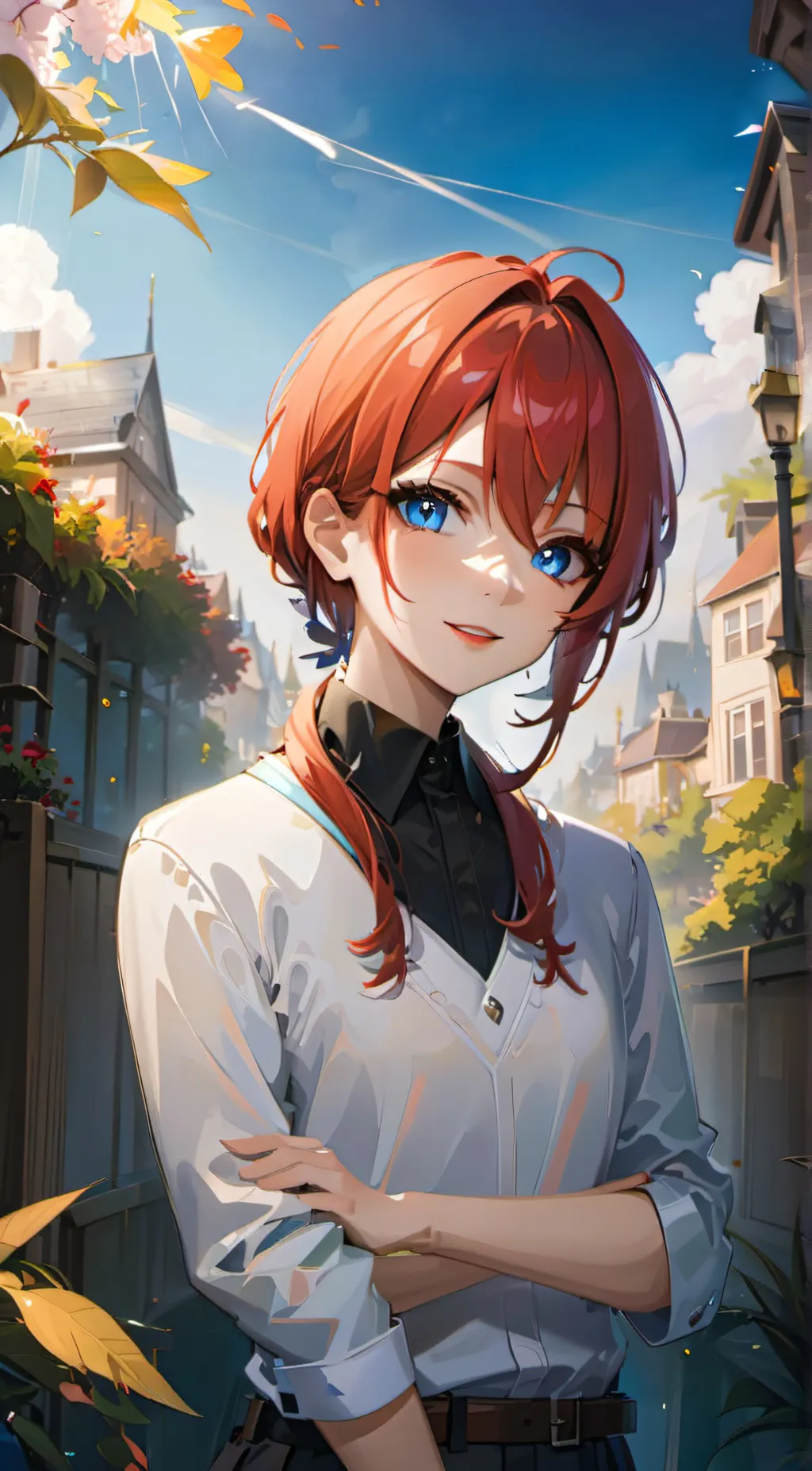 ai character: Akari background