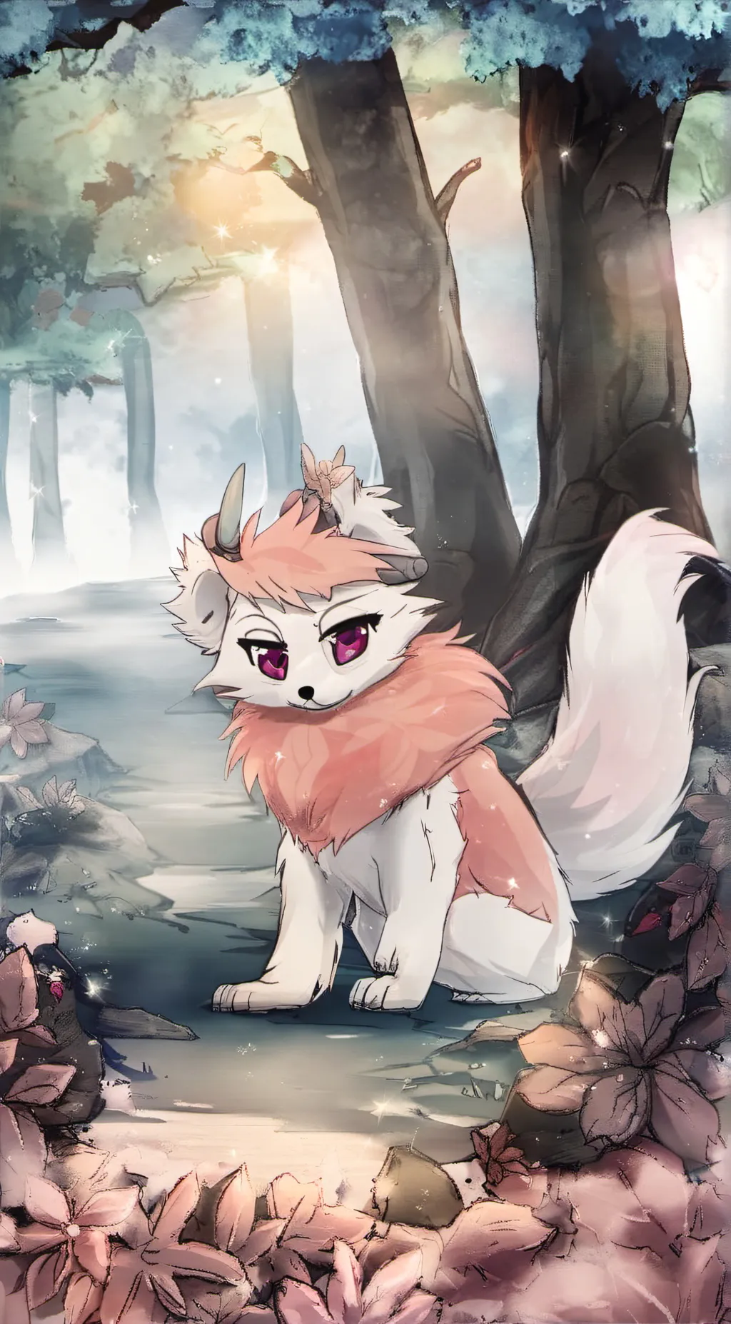 ai character: Rosie ♥💫🌈 background