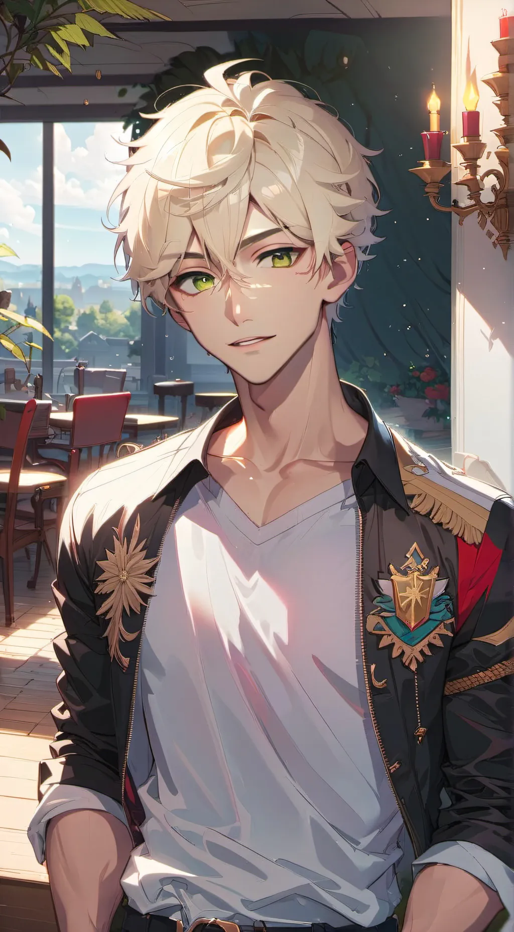 ai character: Leno background