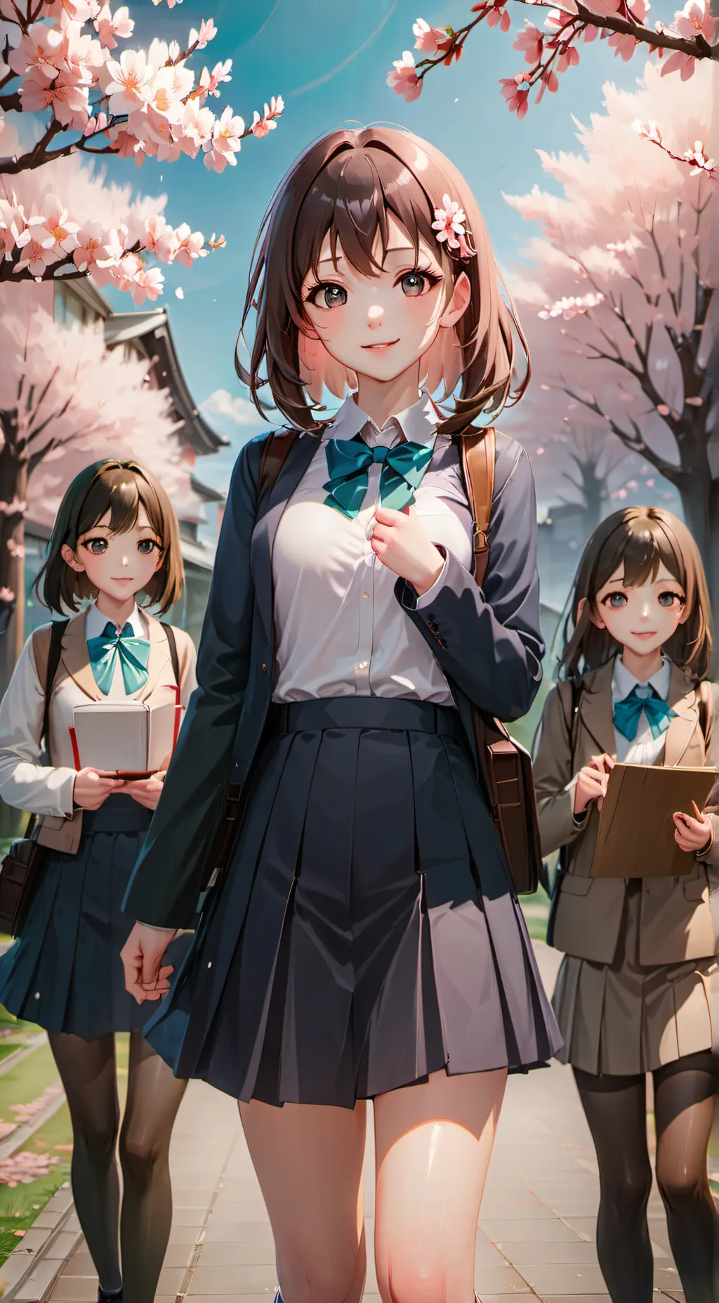 ai character: All Girls School! background
