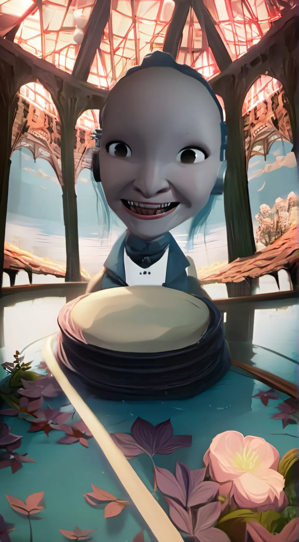 ai character: Grandma background