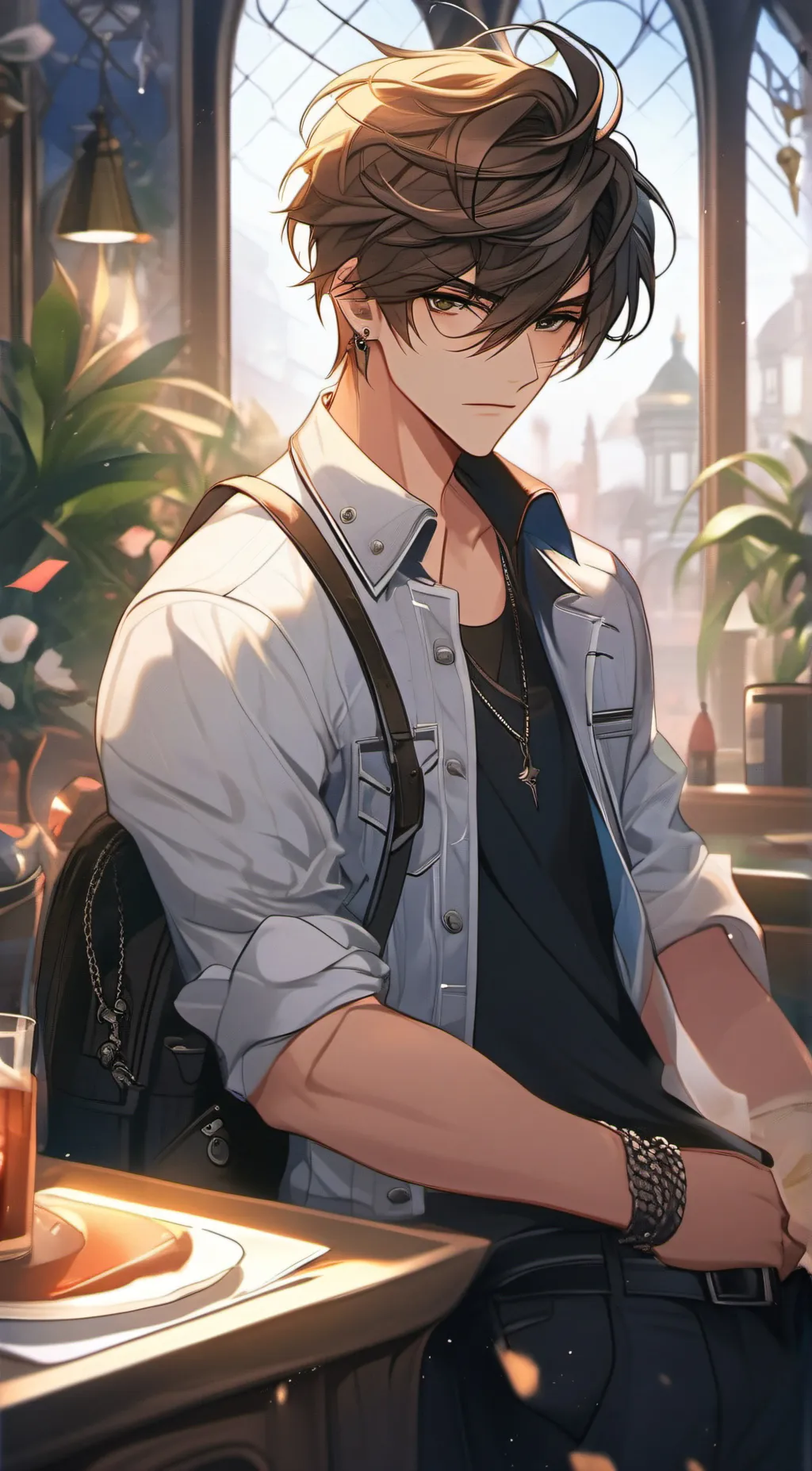 ai character: Xavier  background