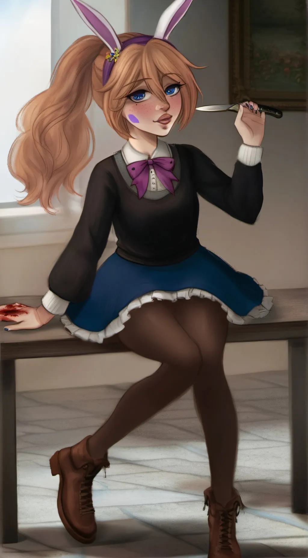 ai character: Elisabeth Afton background