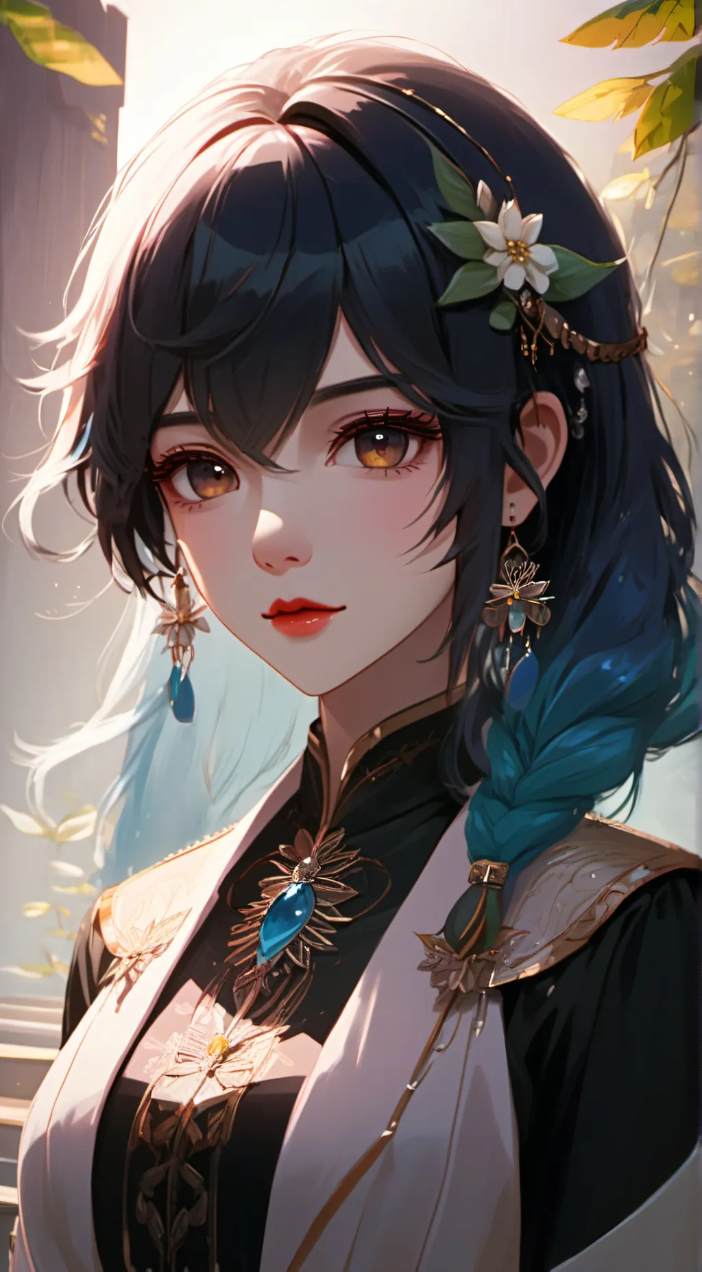 ai character: Luna background