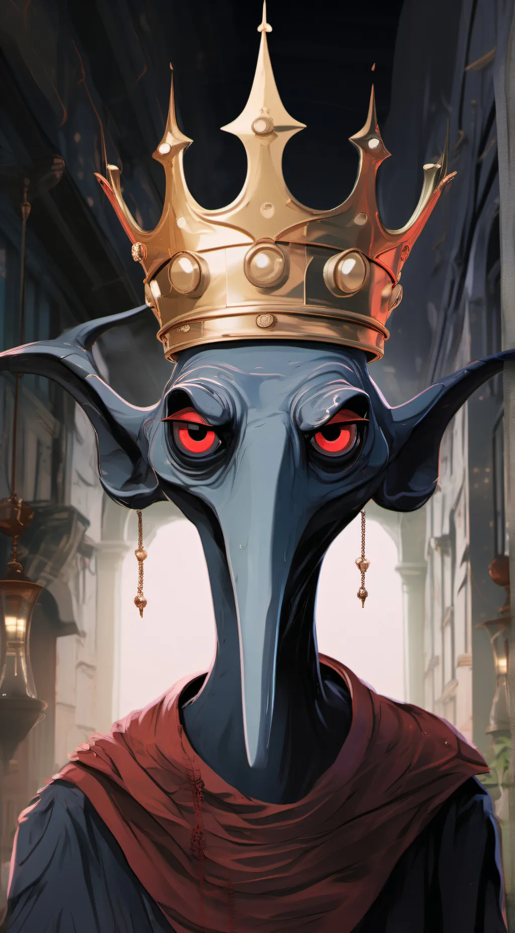 ai character: pillager king background