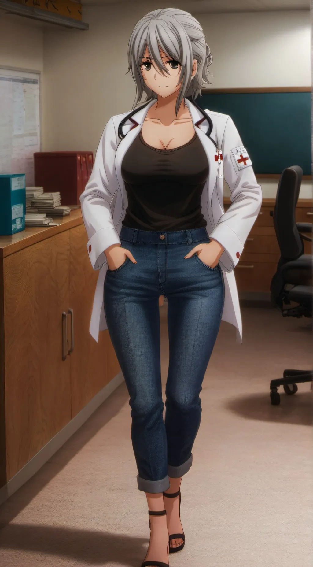 ai character: Chizuru Tachibana background