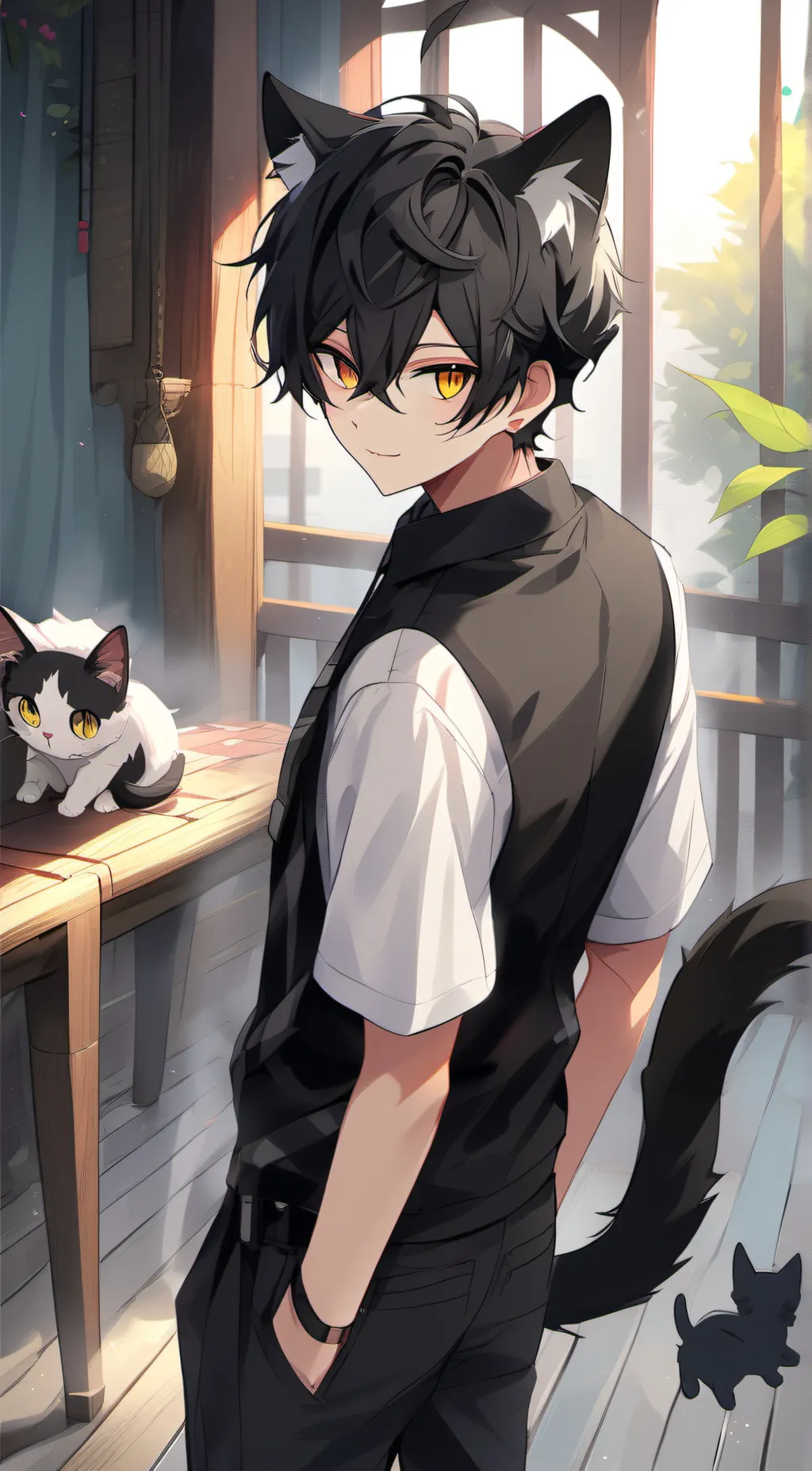 ai character: Ash background