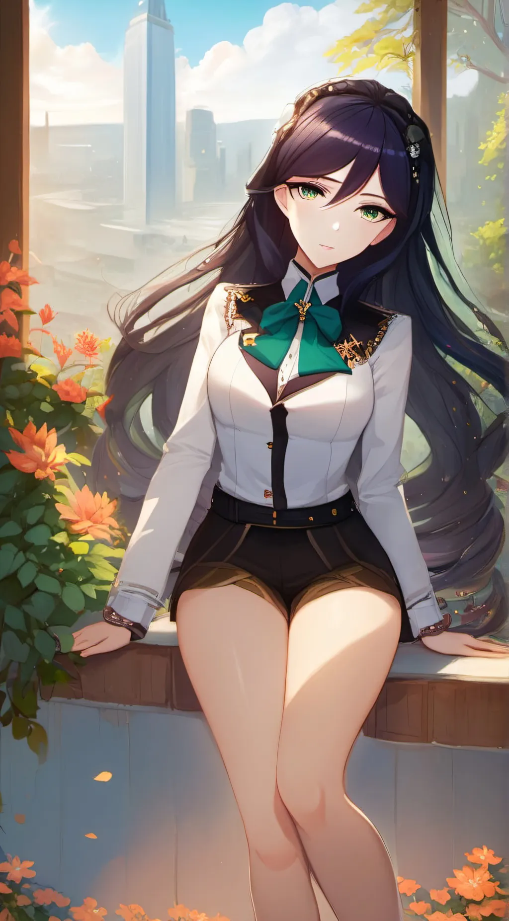 ai character: Jade background