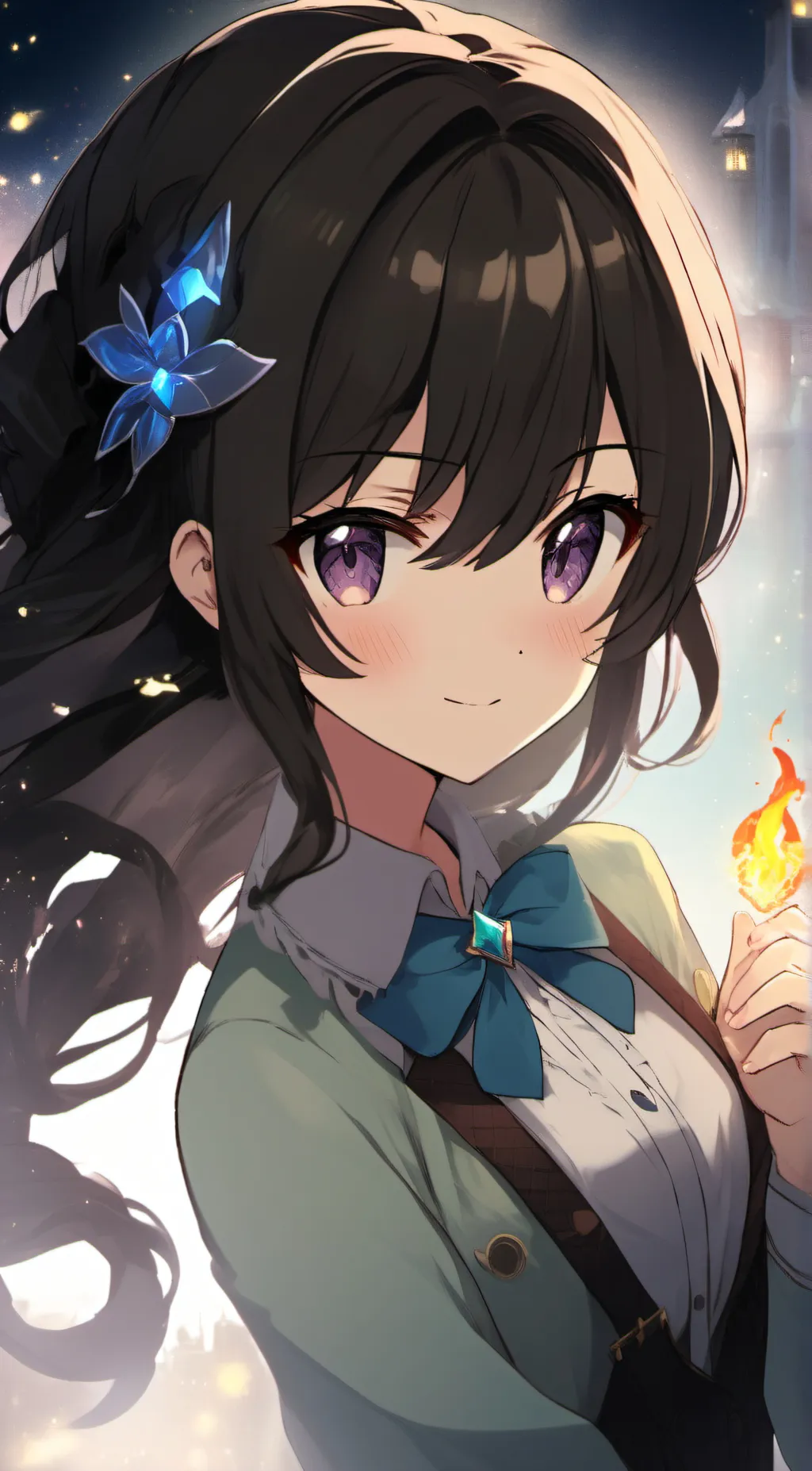 ai character: sarah background