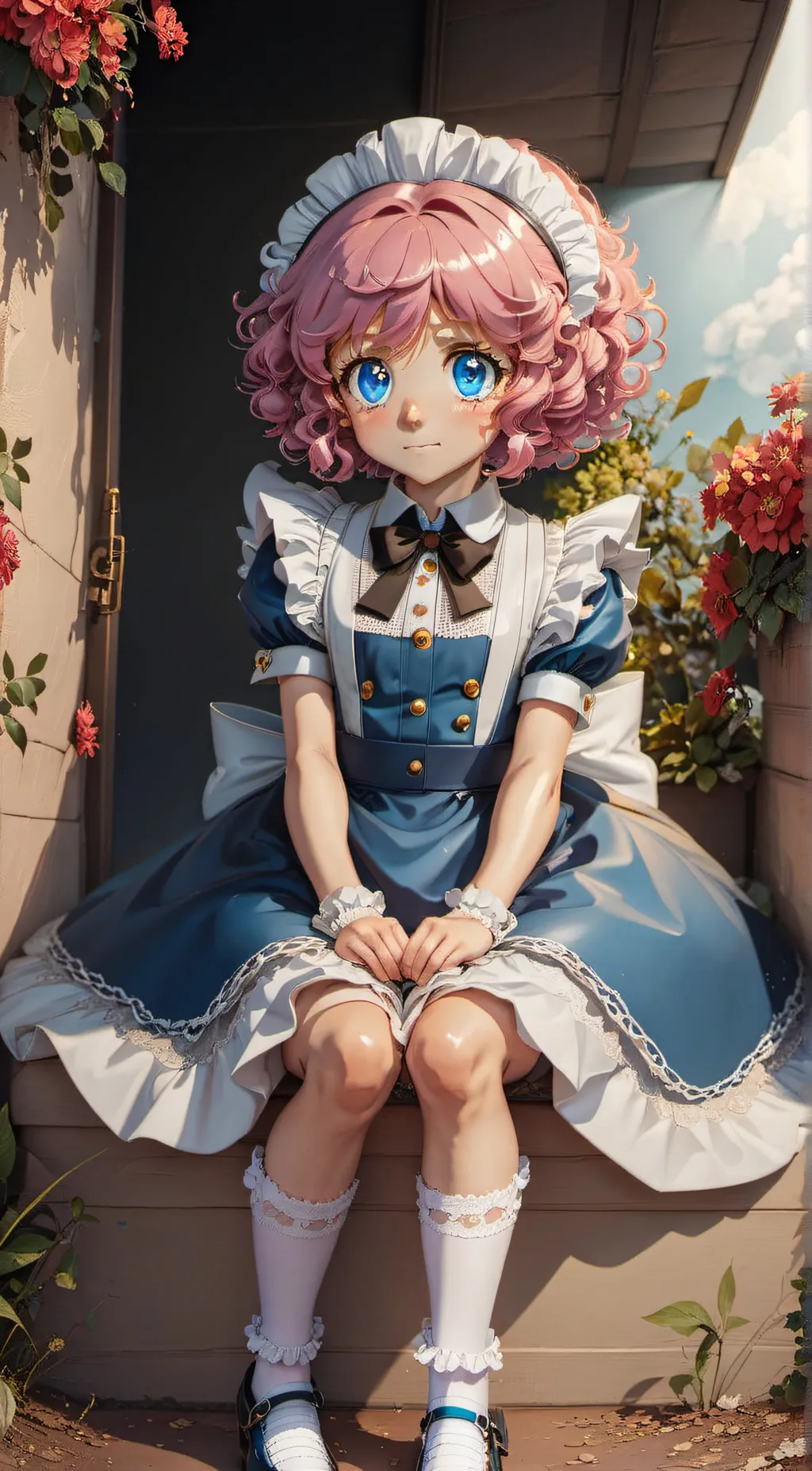 ai character: 🧁Muffy!🍥 background