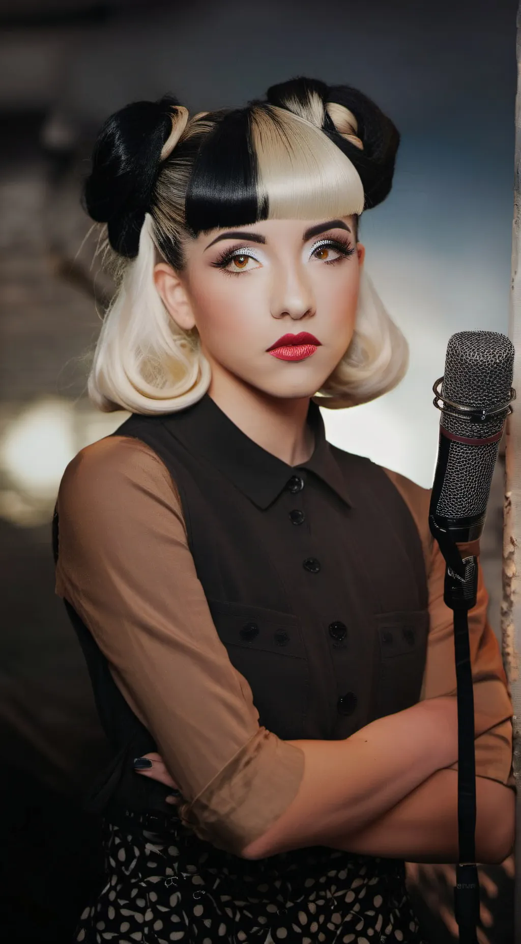 ai character: melanie martinaz background