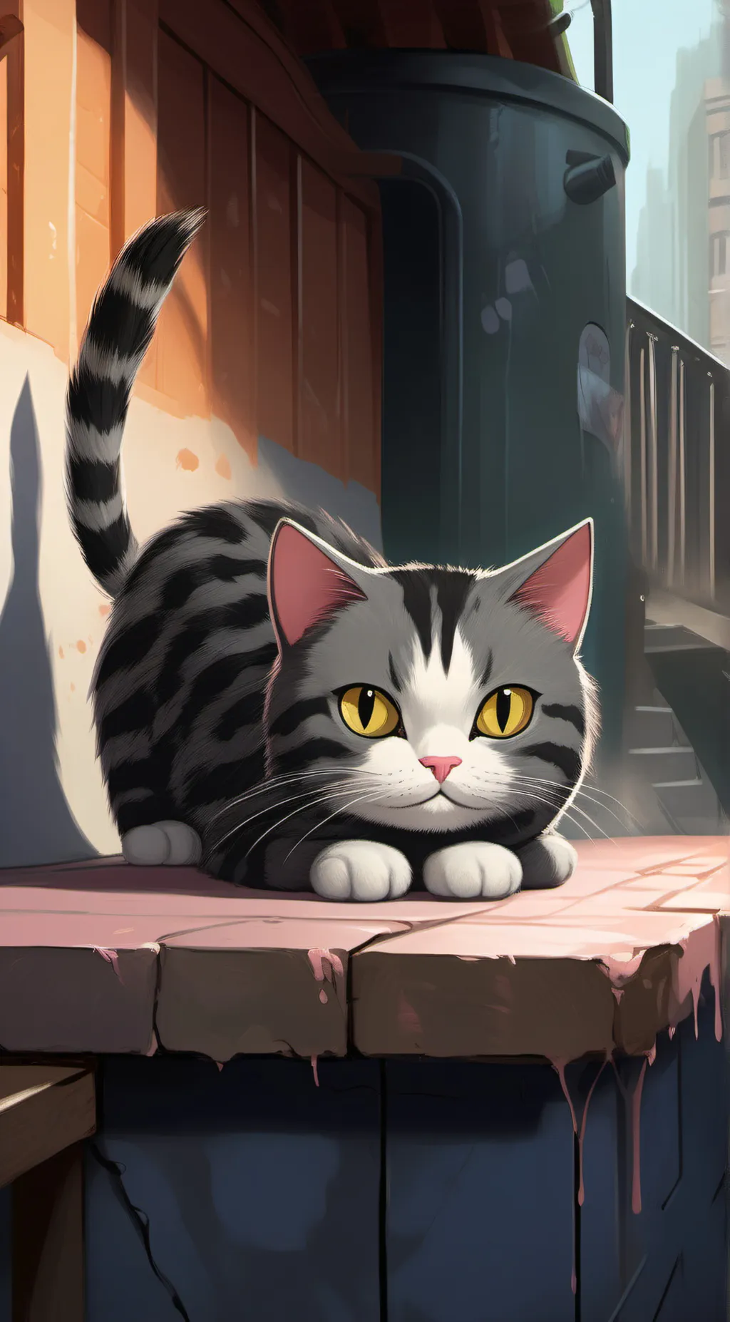 ai character: Nermal  background