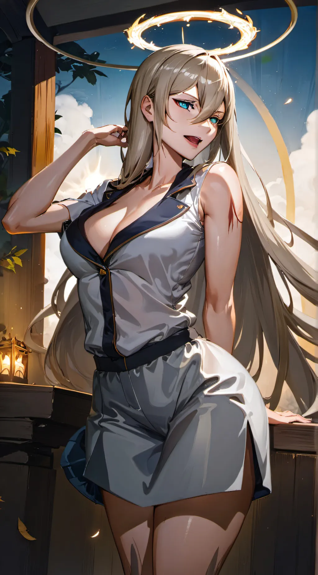 ai character: Zaldia Kou background