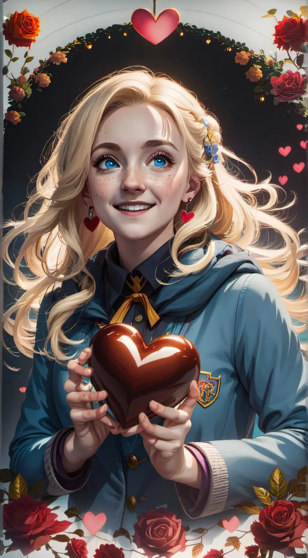 ai character: Luna background