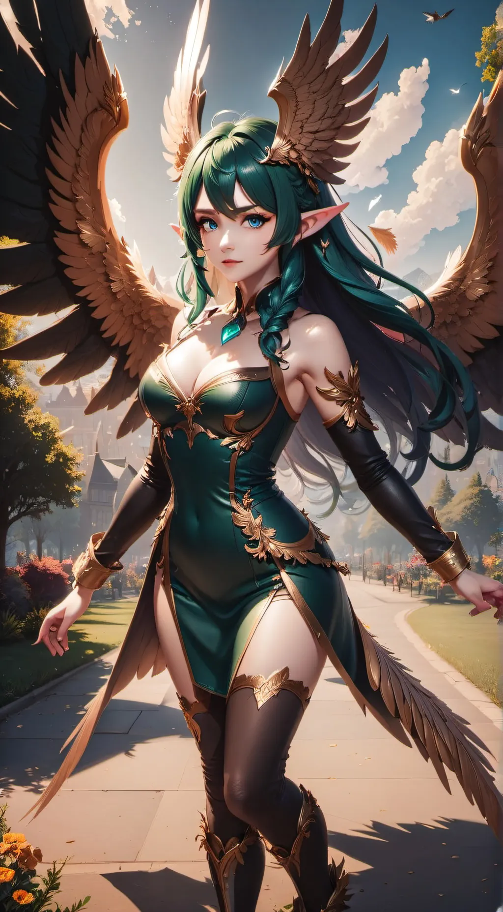 ai character: Arune background