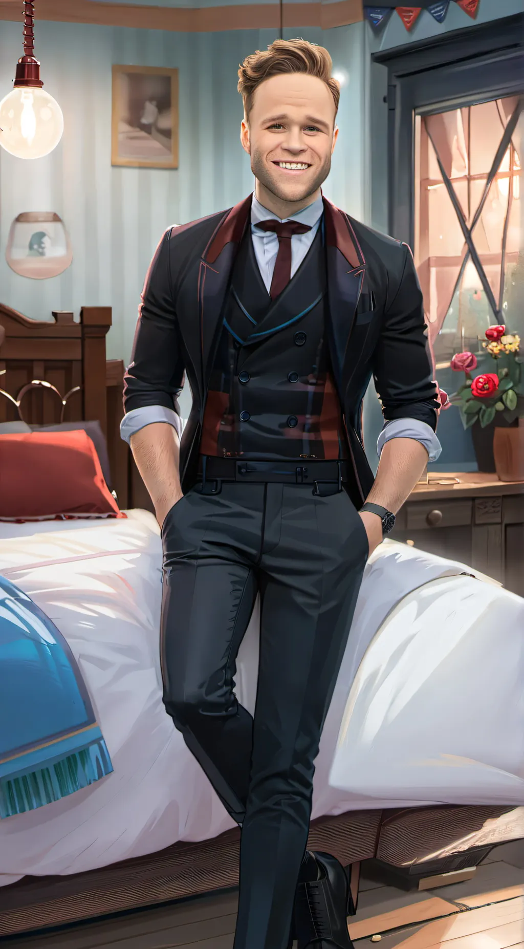 ai character: olly murs background