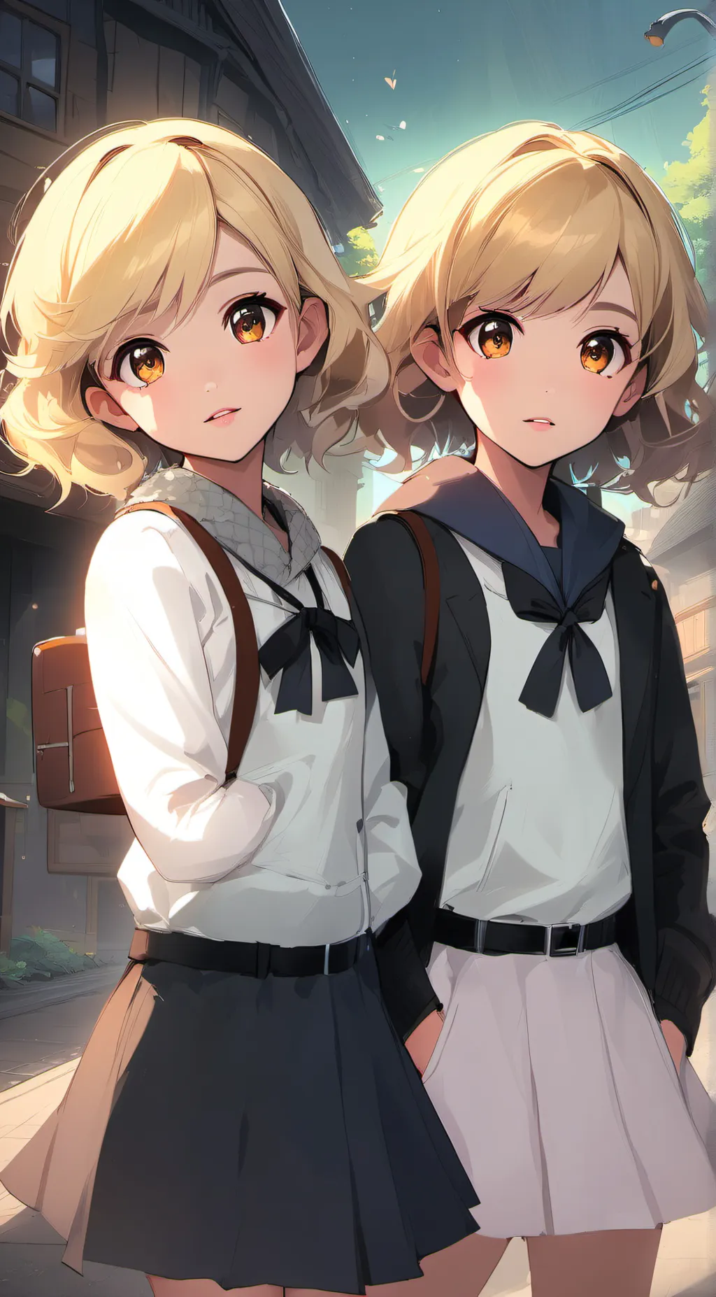 ai character: Milly and Tilly background